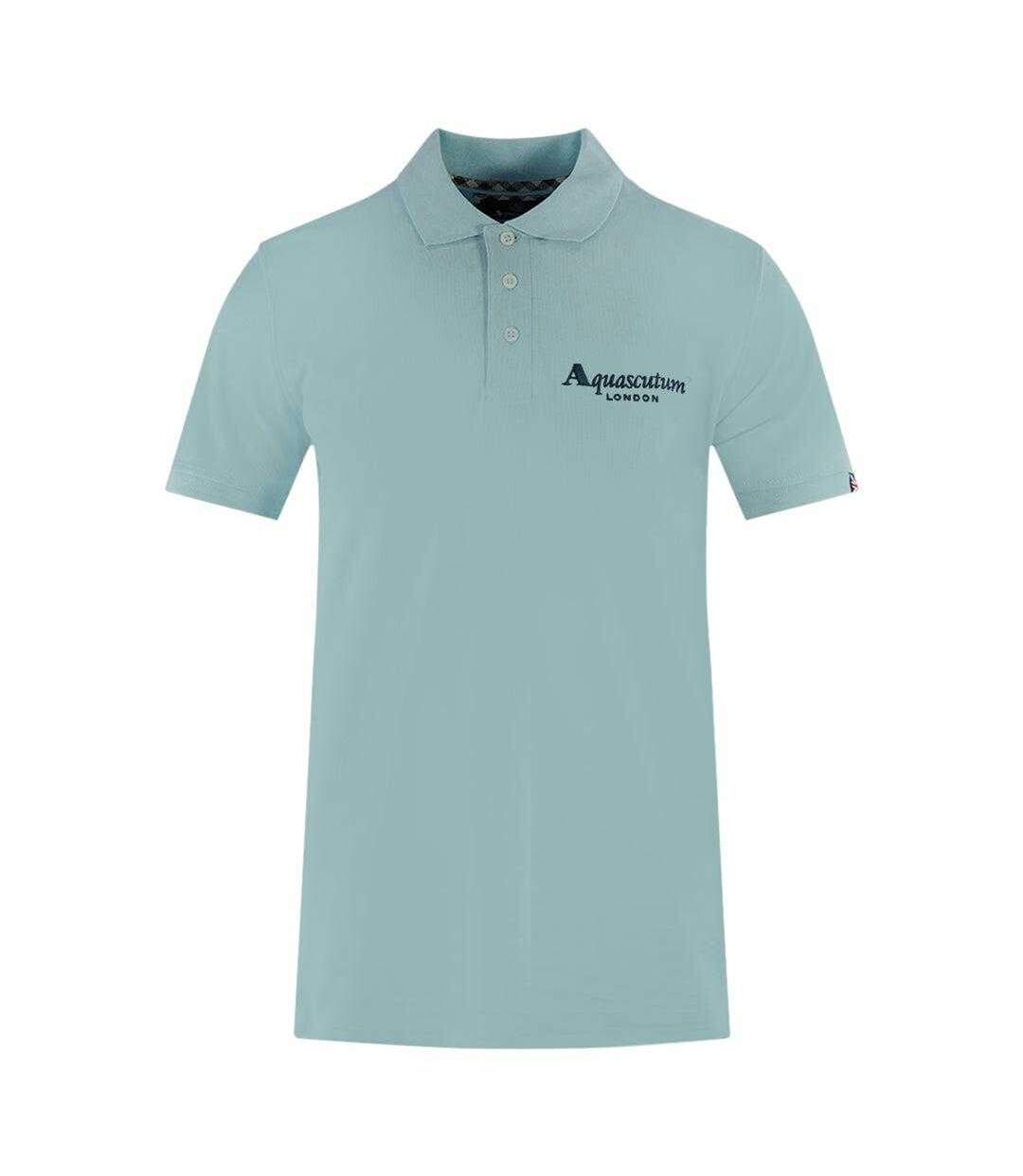 Polo London Classic Adulte Bleu Clair Aquascutum-1
