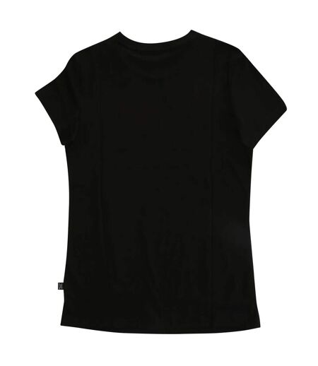 Womens/ladies Small Logo T-shirt Black Essentials