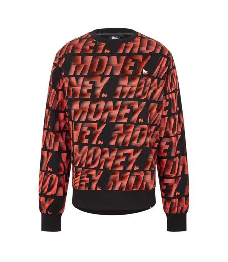 Unisex Adult Long-sleeved Sweatshirt Black Money