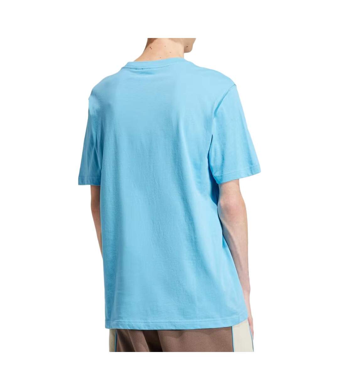 T-shirt Bleu Homme Adidas Essential - L-2