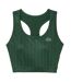 Womens/ladies Geometric Sports Bra Green Lacoste-2
