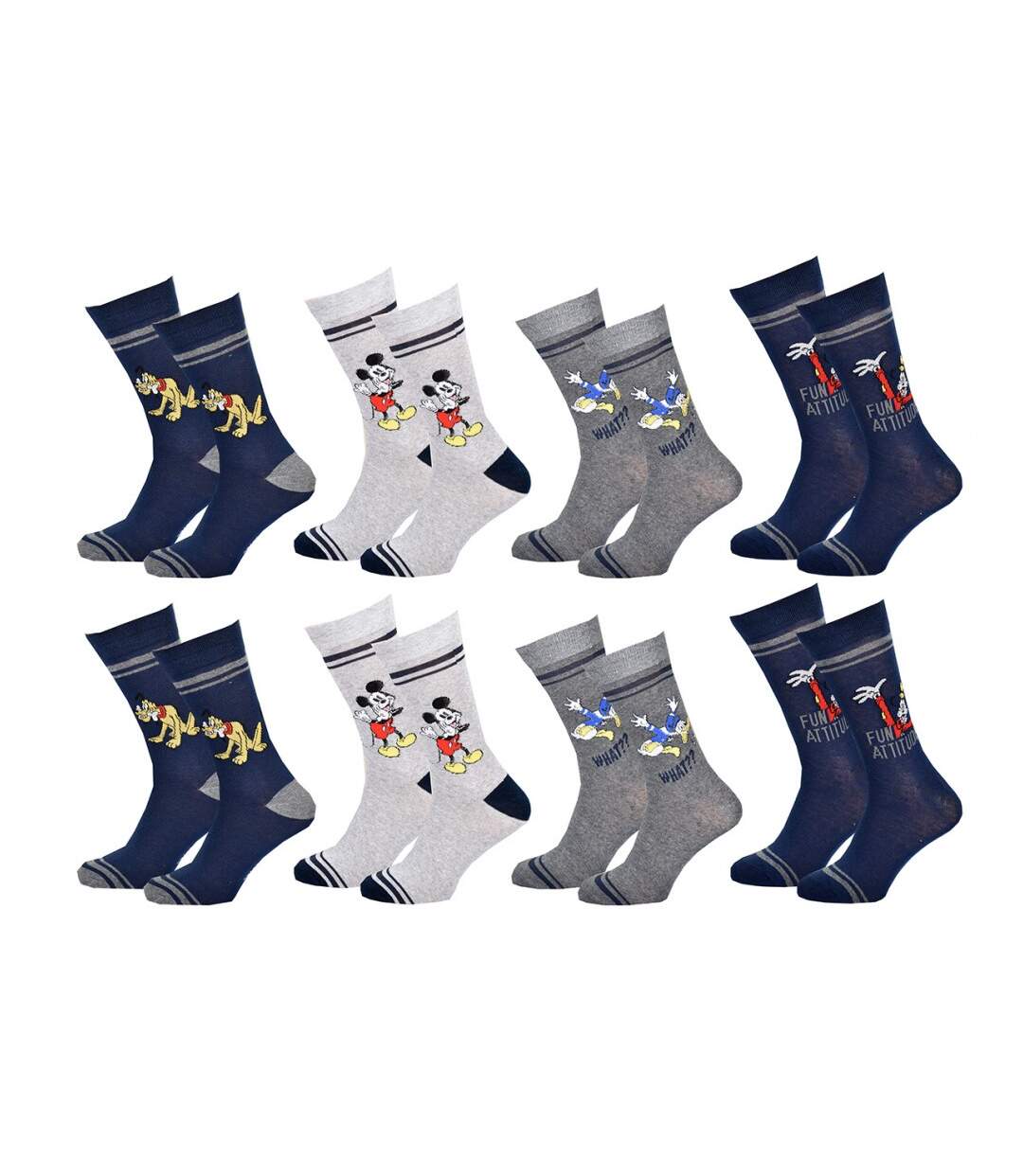 Chaussettes Mickey - Pack de 8-5