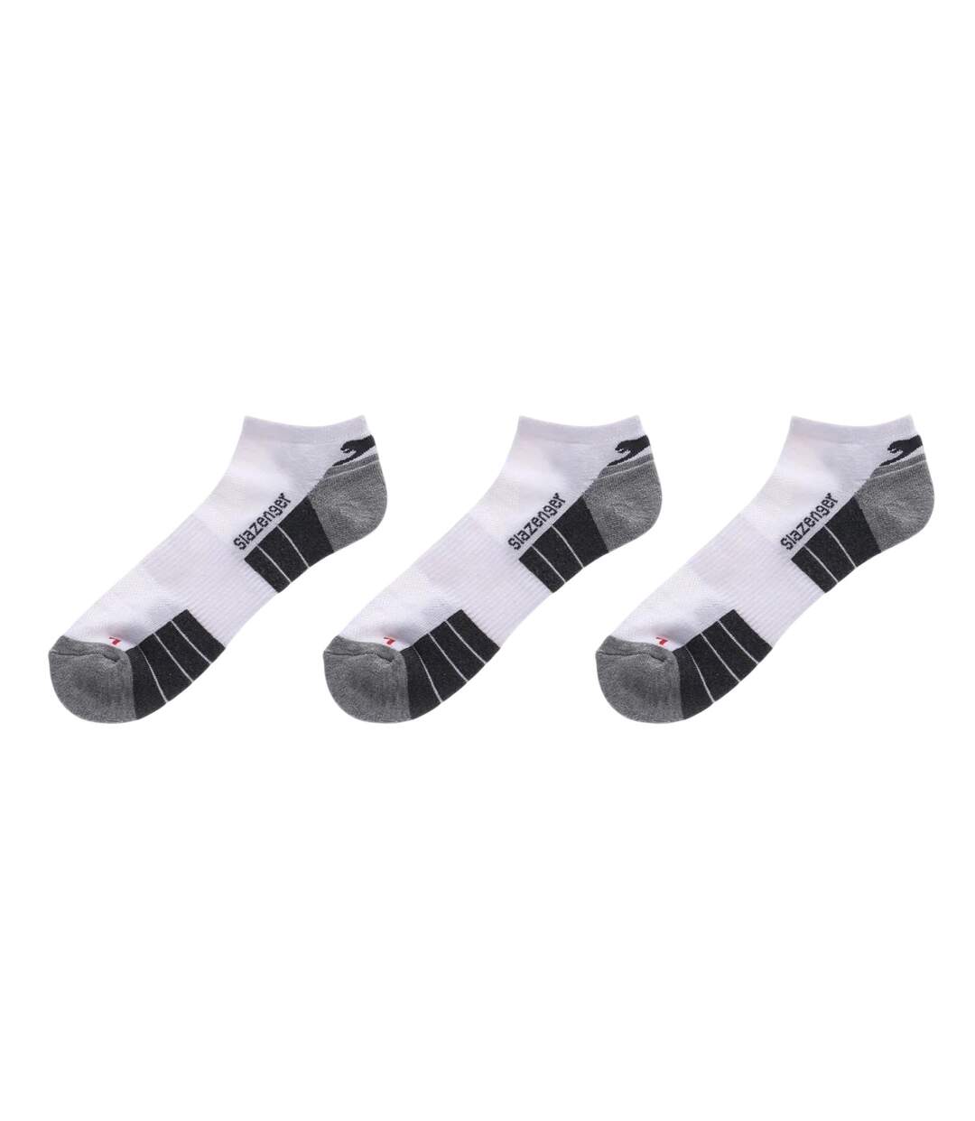 Lot De 3  Socquettes Homme Blanc Slazenger-2