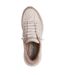 Womens/ladies Foam Trainers Natural Skechers-3