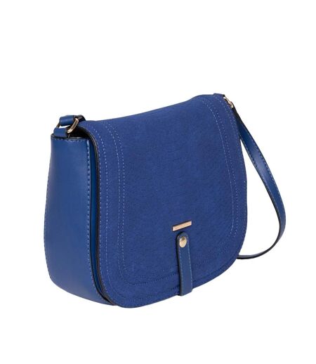 Sac à Bandoulière Bleu Roi Femme Manoukian Vanina - Taille unique