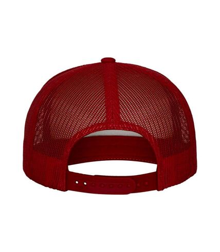 Casquette trucker adulte rouge / blanc Flexfit