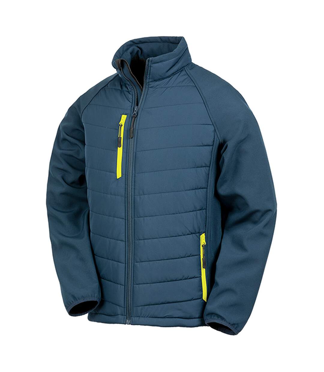 Doudoune softshell compass homme bleu marine / jaune Result Result