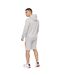 Sweat À Capuche Flocked Homme Gris Chiné Crosshatch-3