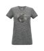 Womens/ladies Fingal World T-shirt Dark Storm Marl Regatta-2