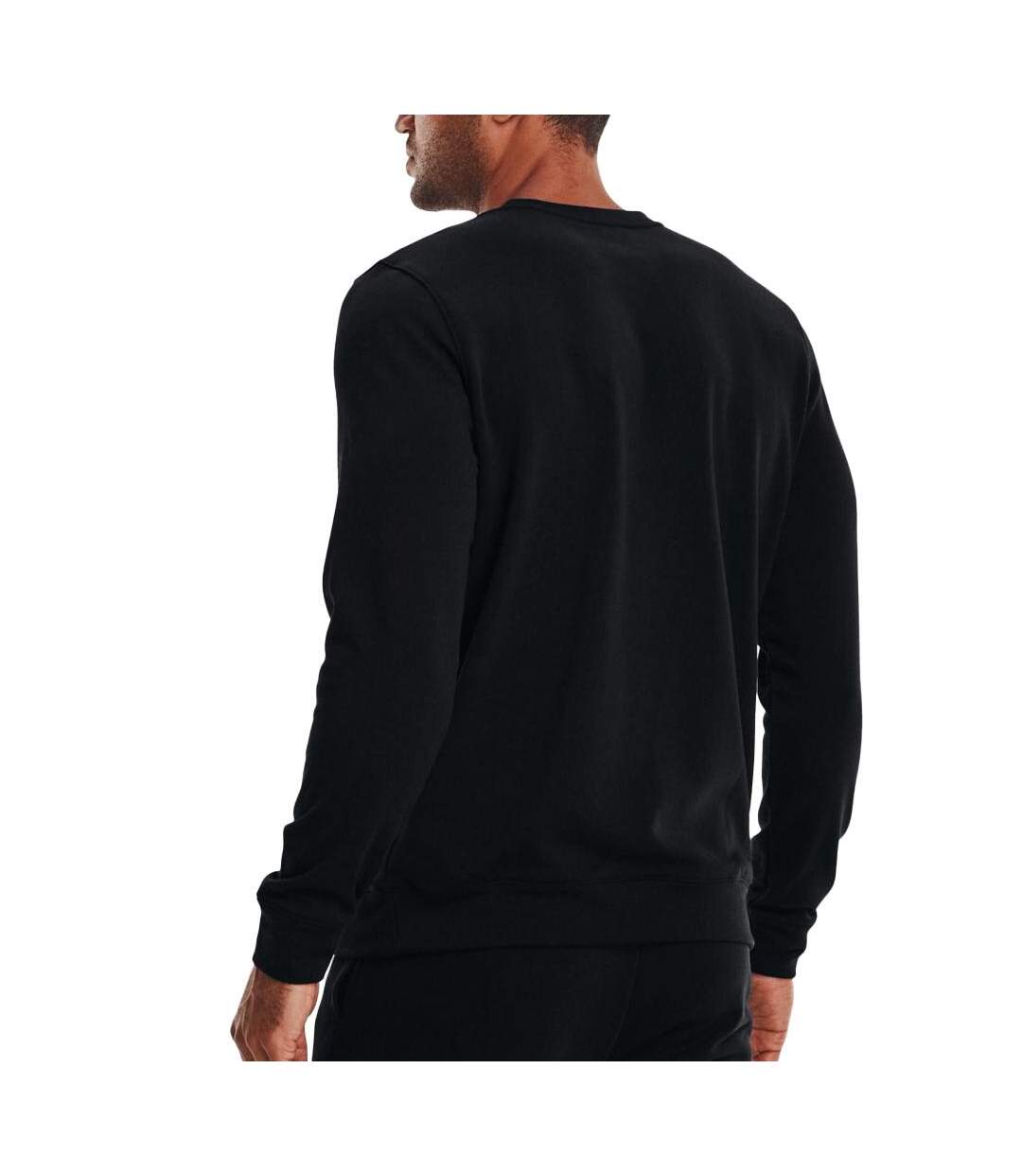 Sweat noir homme under armour rival terry - l-2