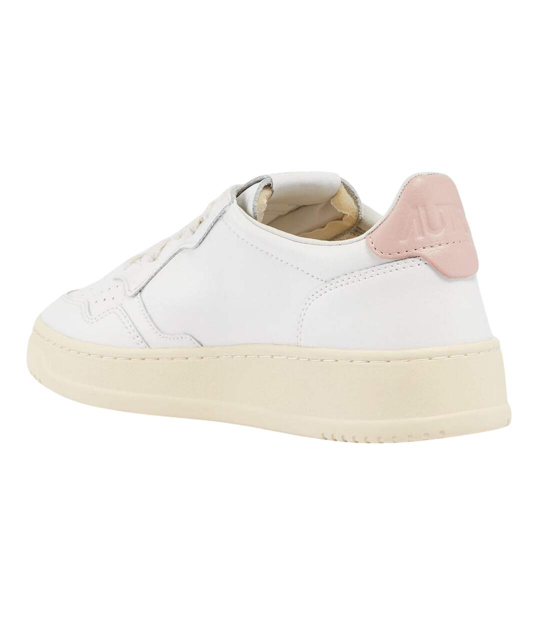Tennis Femme Blanc Rose Autry-2