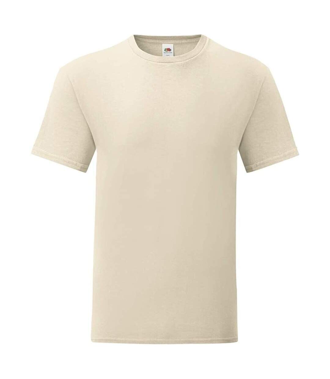 T-shirt iconic homme beige clair Fruit of the Loom