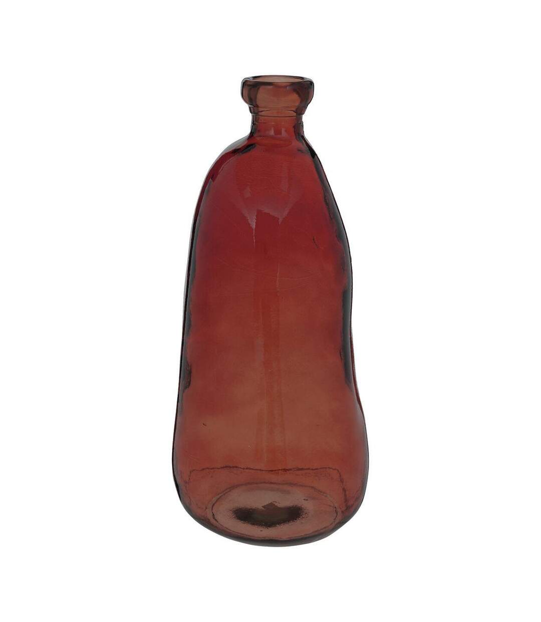 Vase Bouteille en Verre Uly 51cm Ambre-1