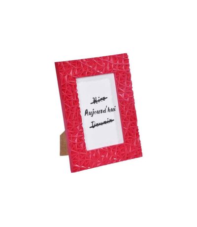 Cadre Photo Déco Géométrique Frame 10x15cm Rouge