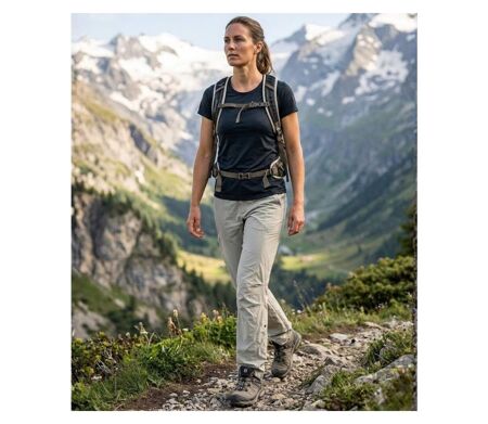 Pantalon Ogalo 111183U002 Beige : le confort d'une taille réglable allié à la légèreté du nylon