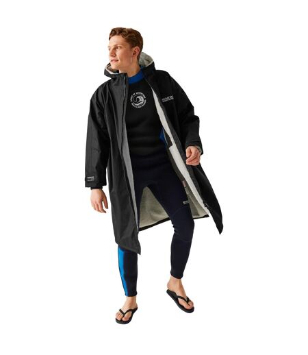 Peignoir à langer imperméable adulte noir Regatta