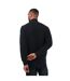 Mens textured cotton half zip jumper blue Gant-2
