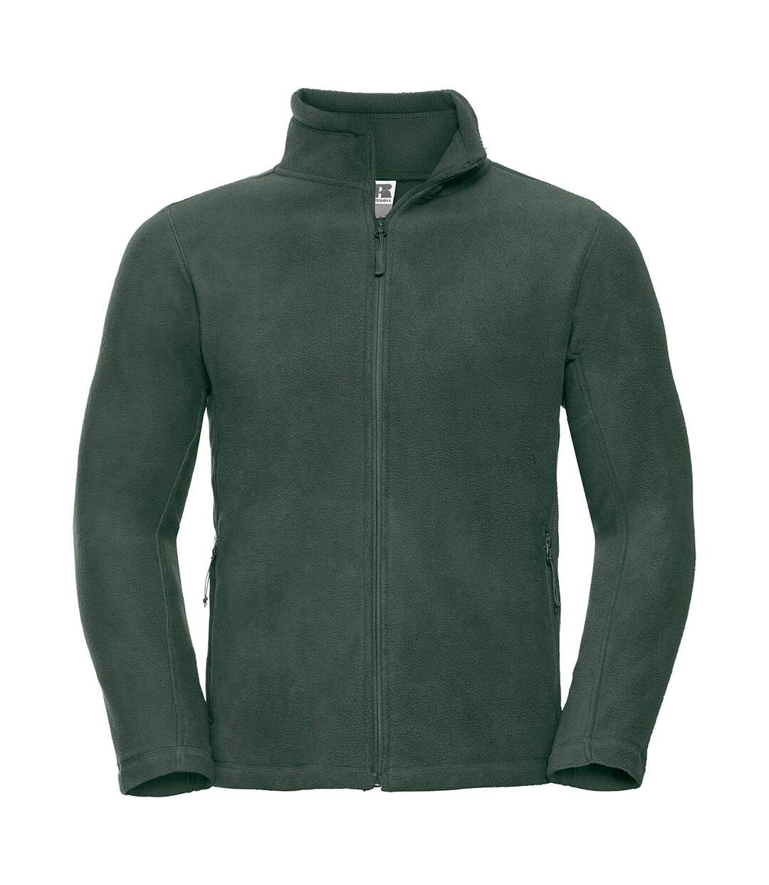 Russell Mens Full Zip Outdoor Fleece Jacket (Bottle Green) - UTBC575-2