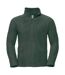 Russell Mens Full Zip Outdoor Fleece Jacket (Bottle Green) - UTBC575