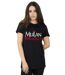 Disney Womens/Ladies Mulan Script Cotton Boyfriend T-Shirt (Noir) - UTBI17512-2