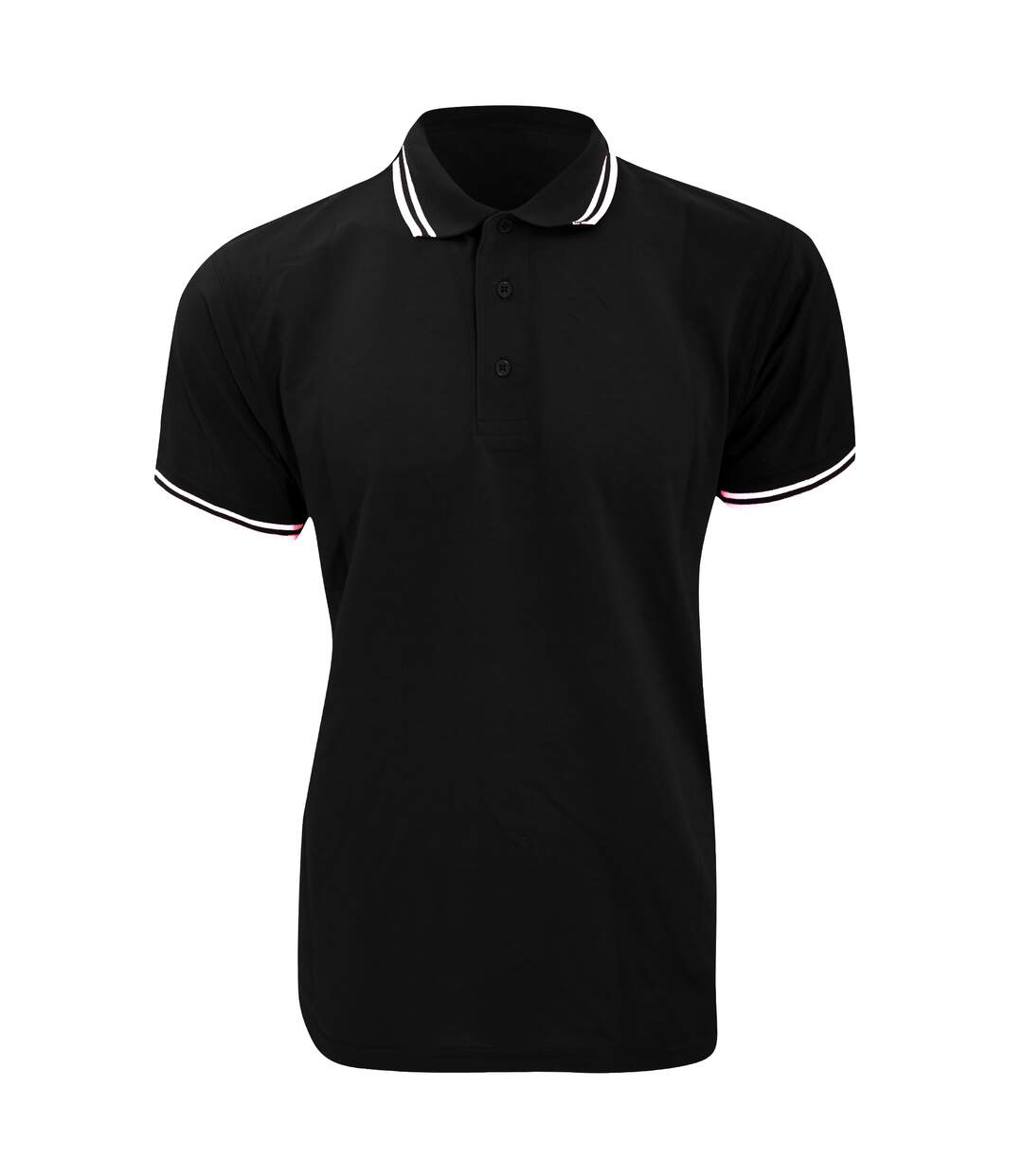 Polo à manches courtes Kustom Kit pour homme (Noir/Blanc) - UTBC613