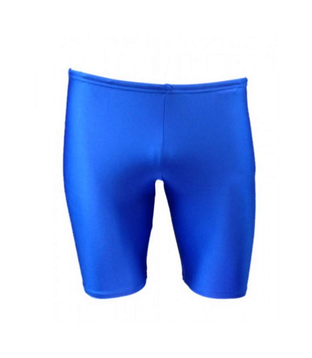 Unisex adult long length swimming jammer shorts royal blue Zika-1