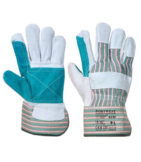 Unisex adult a230 double palm rigger gloves xl grey Portwest