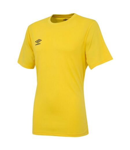 Umbro Mens Club Short-Sleeved Jersey (Yellow)