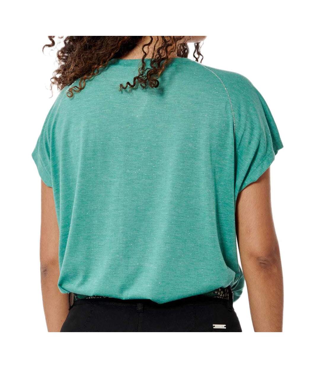 T-shirt Turquoise Femme Kaporal Jim - S