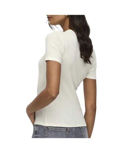 T-Shirt blanc femme jdy lucky