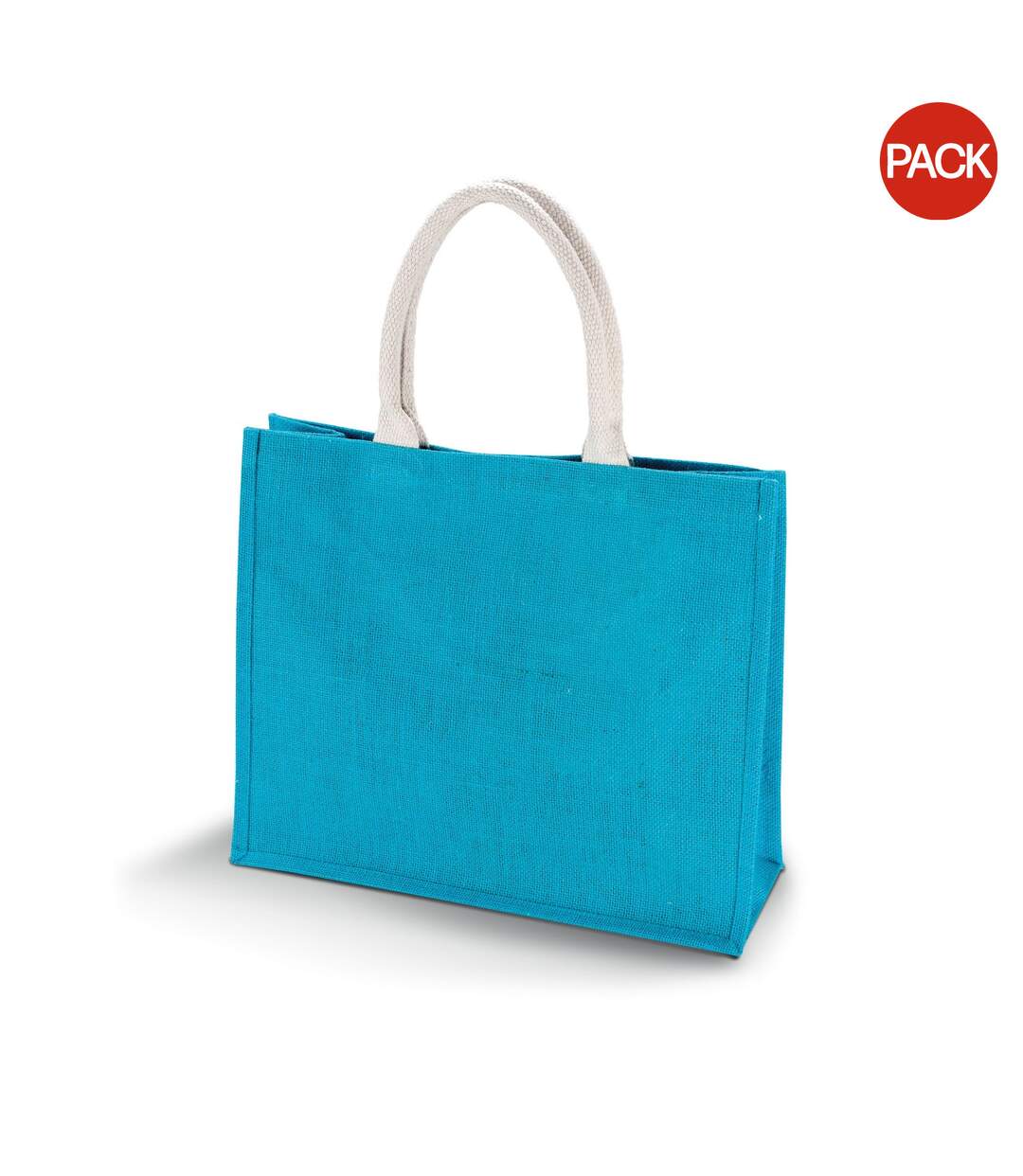 Kimood Womens/Ladies Jute Beach Bag (Pack of 2) (Turquoise) (One Size) - UTRW6670-1