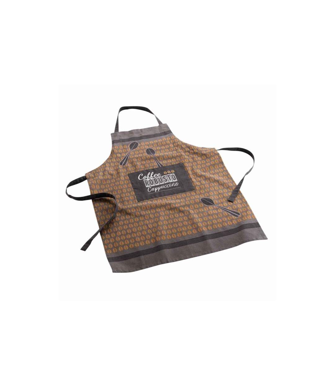 Tablier de Cuisine Cappuccino 84cm Marron-1