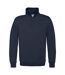 Sweat-shirt col zippé - homme - WUI22 - bleu marine