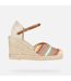 Geox Womens/Ladies Gelsa A Leather Strap Sandals (Camel) - UTFS9858