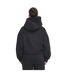 Womens/ladies Logo Relaxed Fit Varsity Hoodie Black Mars The Label-3