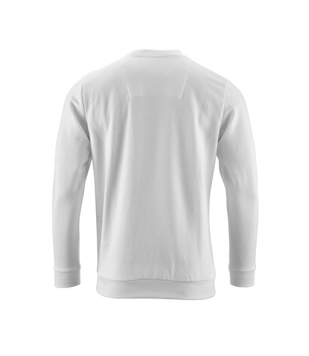 Sweatshirt Crossover Pour Hommes Blanc Mascot-2