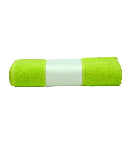 A&R Towels Subli-Me Hand Towel (Lime Green)