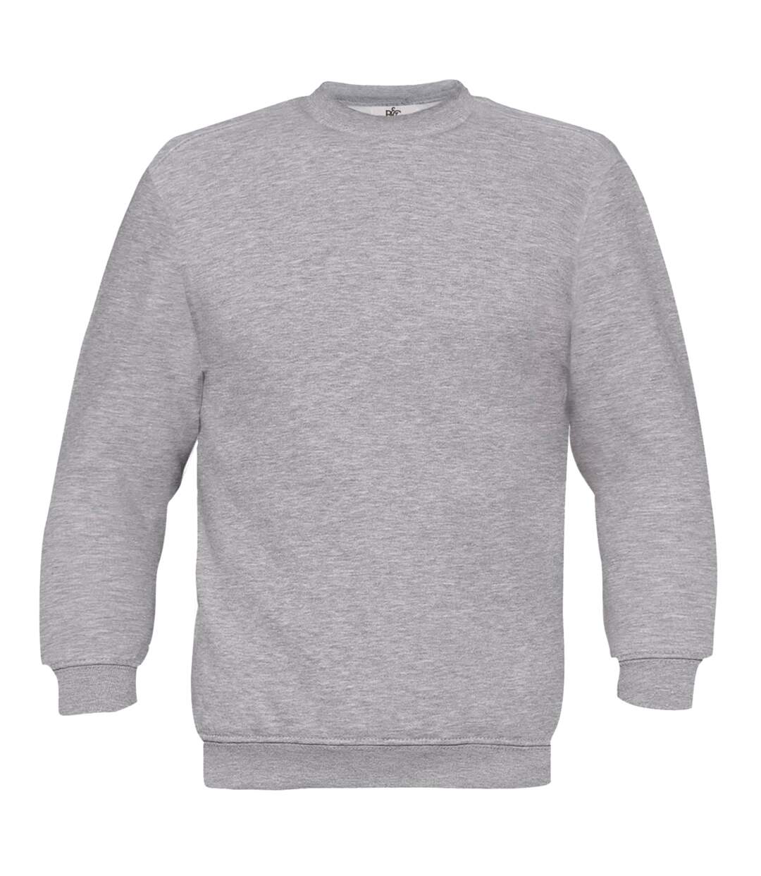 Sweatshirt à col rond homme gris B&C