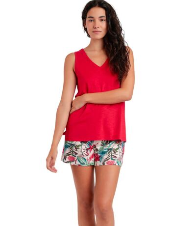 Pyjama short débardeur Tropical Spirit Admas