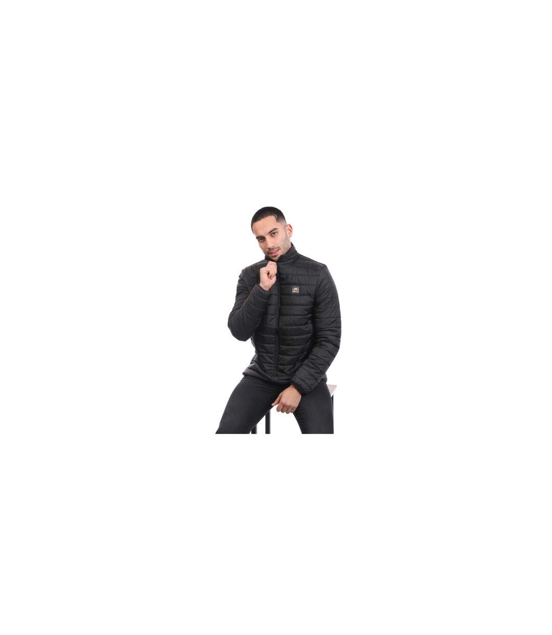 Mens Purosangue Puffer Jacket Black Ellesse-1