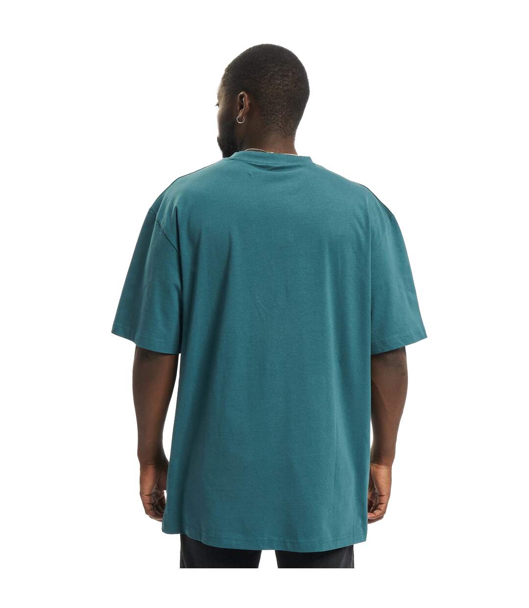 Mens Plain Tall T-shirt Bottle Green Urban Classics-3