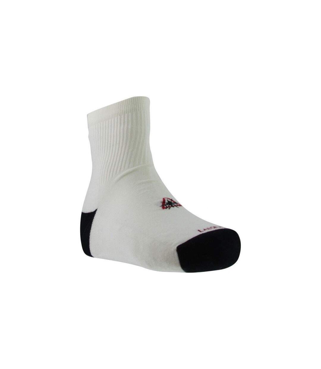 LABONAL Chaussettes Homme Microfibre ANTI MOUSTIQUES Blanc Noir-2