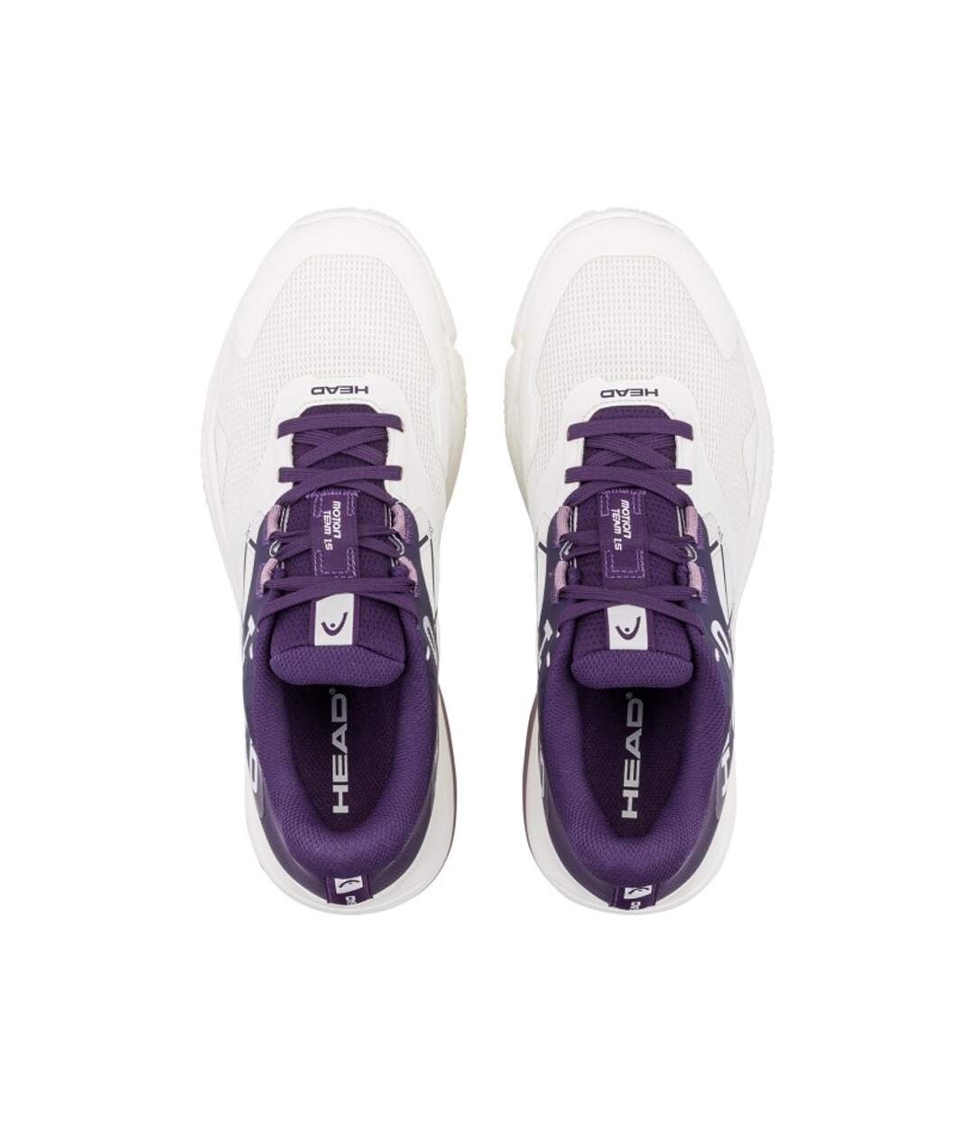 Chaussures De Padel Motion Team 1.5 Femme Blanc Violet Head-2