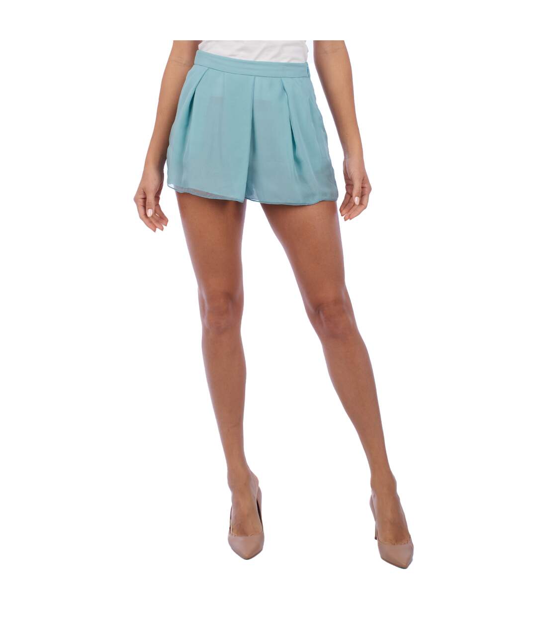 INP2GT Women's High Waisted Shorts-1