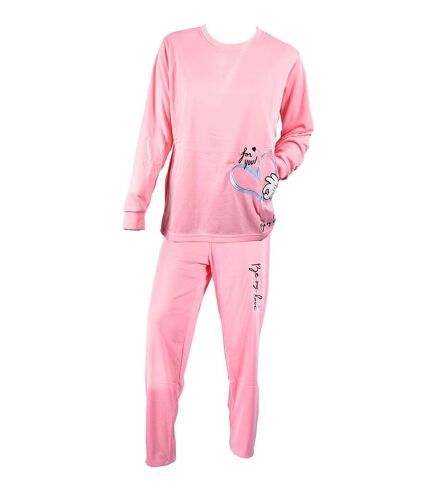 Pyjama Femme Long SWEET SECRET Q1556 BE MY LOVE ROSE