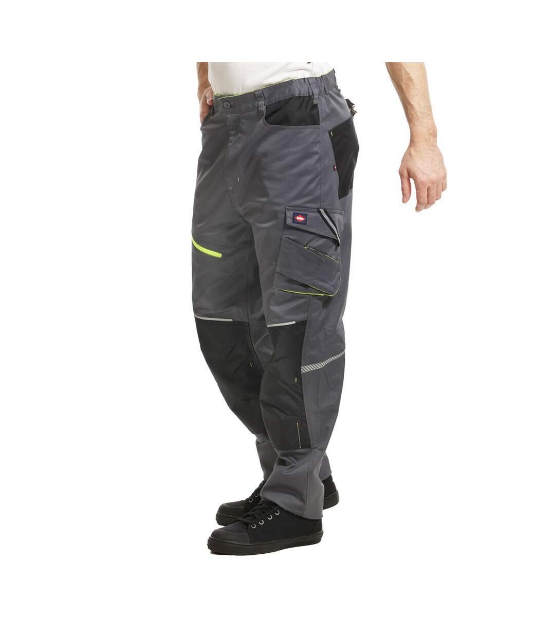 Pantalon à poches homme gris / noir Lee Cooper-3