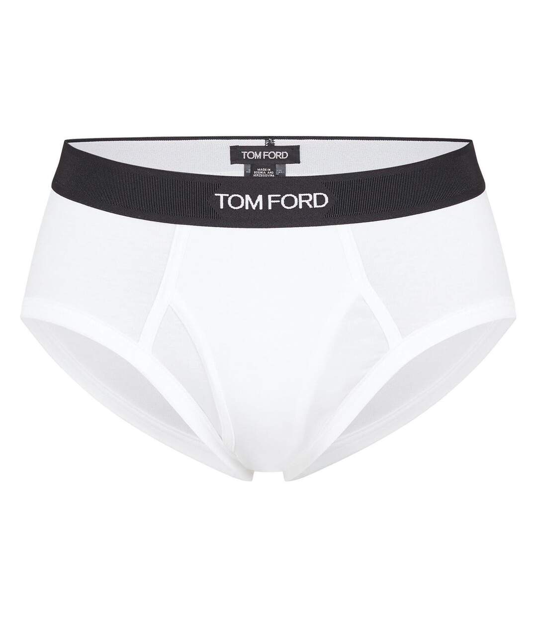 Lot De 2  Slips Motif/style Logo Homme Blanc Tom Ford-3