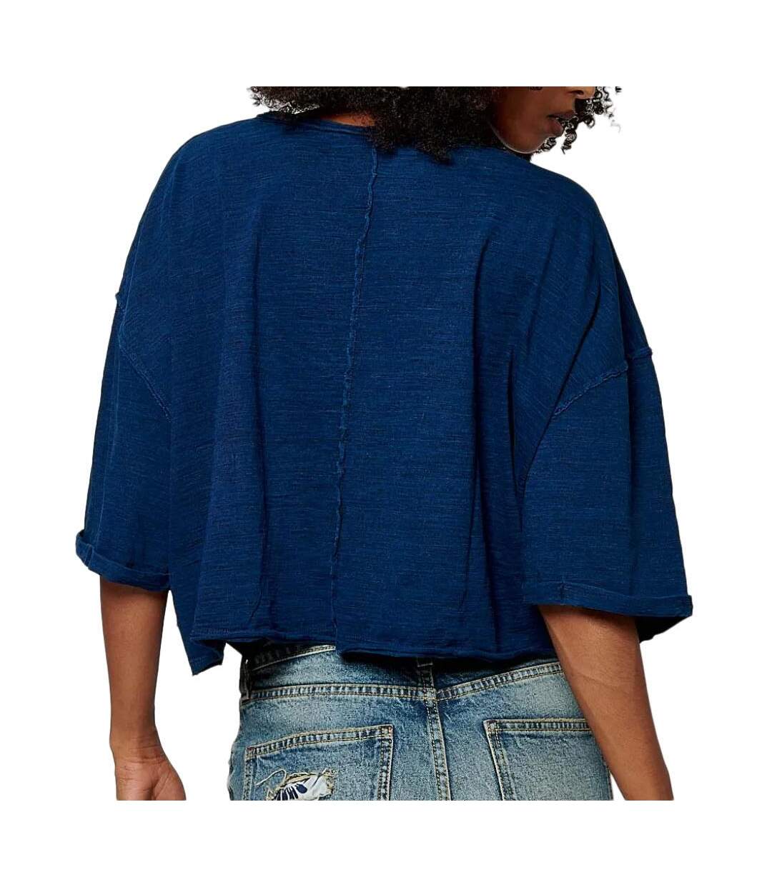 T-Shirt bleu femme kaporal steal-2