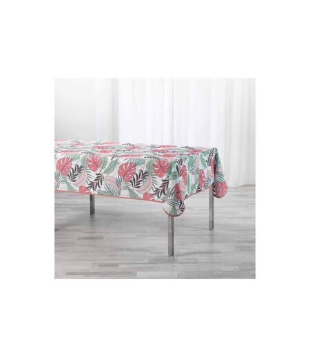 Nappe Antitache Beauty Jungle 150x240cm Blanc & Rose