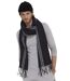 Echarpe homme classique - Couleur noir - 100% acrylique-1